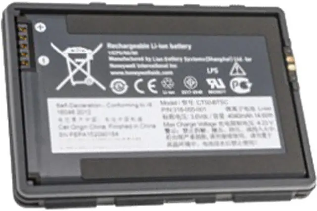 Main image of HONEYWELL ACCESSORY CT60XP 4020MAH BATTERY STD MAXELL