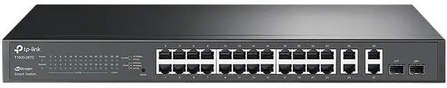 Main image of TP-Link T1500-28TC JetStream 24-Port 10/100 Mbps + 4-Port Gigabit Smart Switch