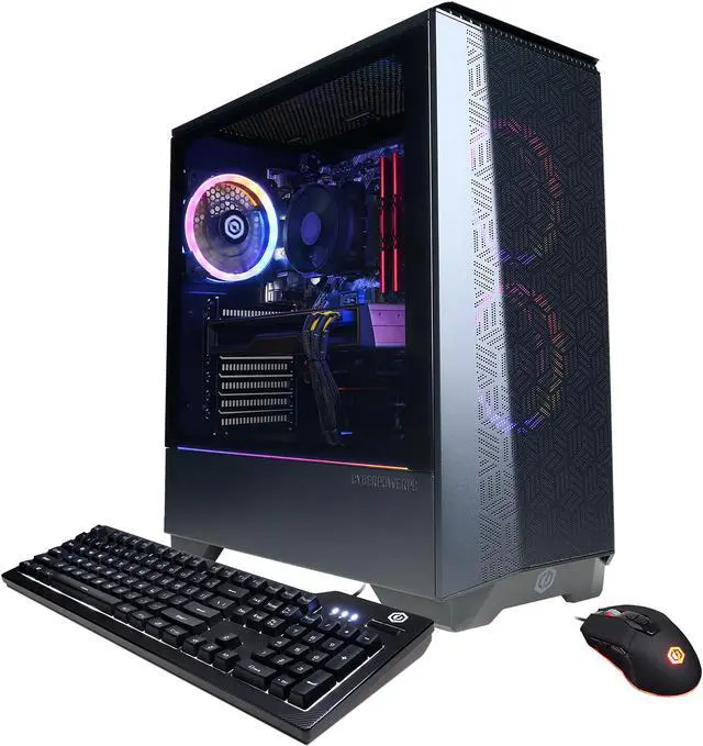 Main image of CyberpowerPC Gaming Desktop Gamer Master GMA650V2 Ryzen 7 5000 Series 5800X (3.80 GHz) 16 GB DDR4 1 TB HDD 500 GB PCIe SSD NVIDIA GeForce RTX 3060 Windows 10 Home 64-bit