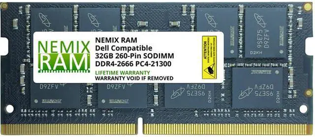 Main image of Axiom AA538491-AX 32 GB DDR4-2666 SODIMM Memory for Dell