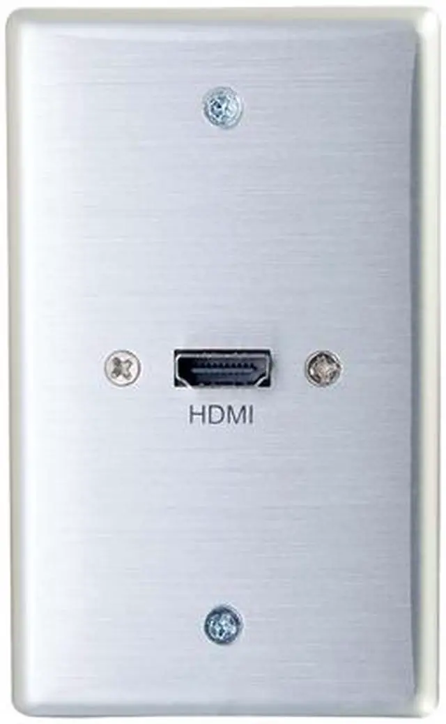 Alt view image 2 of 4 - SINGLE GANG WALL PLATE HDMI
