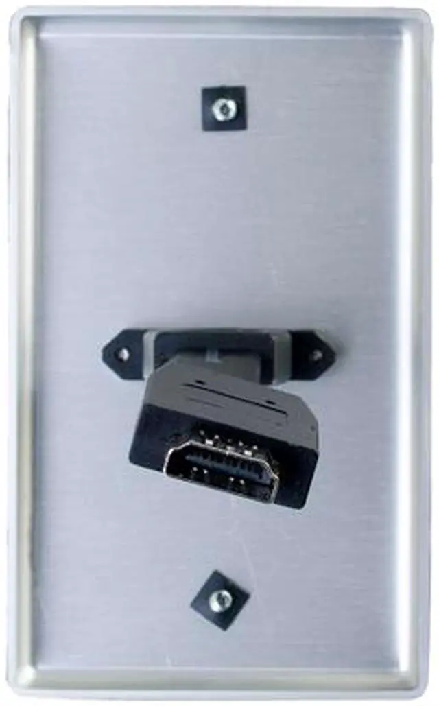 Alt view image 4 of 4 - SINGLE GANG WALL PLATE HDMI