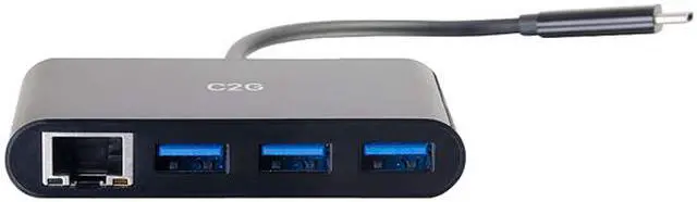 Alt view image 2 of 3 - C2g Usb C Hub With Ethernet - 3-Port Usb Hub