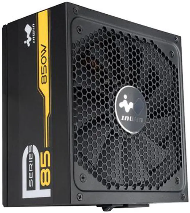 Alt view image 4 of 9 - InWin P Series P85 850W SECC ATX12V EPS12V APFC 80 PLUS Gold certified Full Modular Power Supply