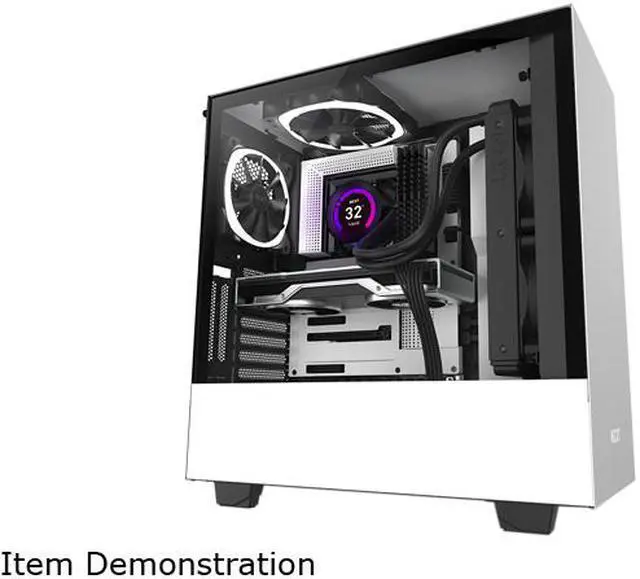 Alt view image 5 of 5 - NZXT Kraken Z53 240mm - RL-KRZ53-01 - AIO RGB CPU Liquid Cooler - Customizable LCD Display - Improved Pump - Powered by CAM V4 - RGB Connector - Aer P 120mm Radiator Fans LGA 1700 Compatible