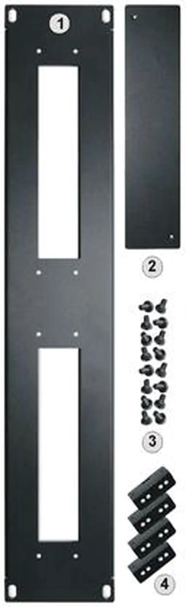 Alt view image 6 of 6 - Shuttle SY PRM01 Shuttle 2U Rack Mount Front Plate