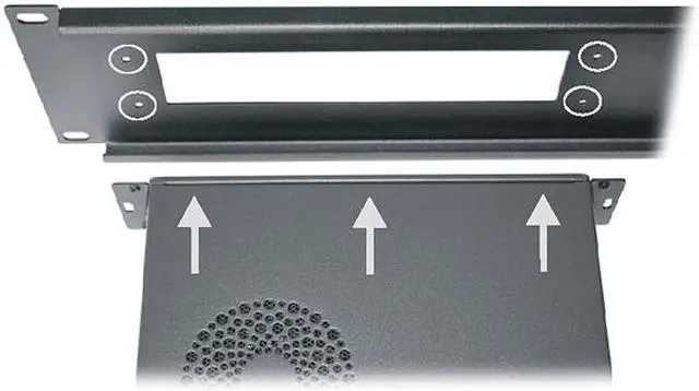 Alt view image 4 of 6 - Shuttle SY PRM01 Shuttle 2U Rack Mount Front Plate