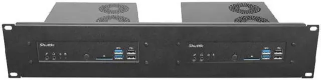 Alt view image 3 of 6 - Shuttle SY PRM01 Shuttle 2U Rack Mount Front Plate