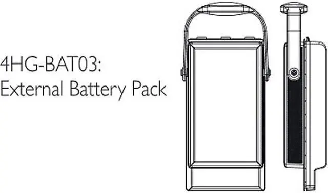 Main image of EXTERNAL BATT WSTRAPCTMSTEALTH2GREY
