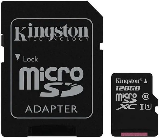 Main image of Kingston Canvas Select 128GB microSDXC Memory (Flash Memory) SDCS/128GBCR