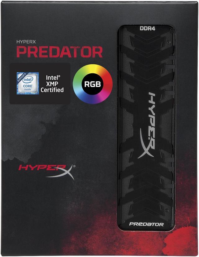 HyperX Predator RGB HX432C16PB3AK2/32 32GB (2 x 16GB) DDR4 3200 (PC4 25600)  CL16 DIMM XMP Memory Module
