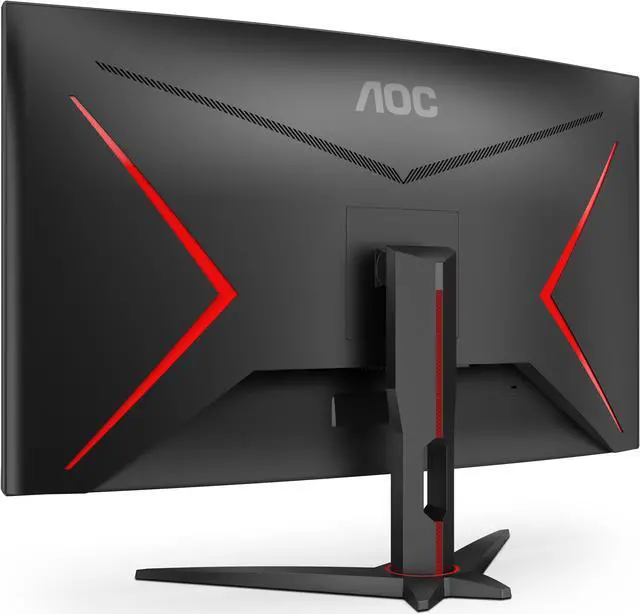 Alt view image 6 of 7 - AOC 32" (31.5" Viewable) 165 Hz VA FHD Gaming Monitor FreeSync (AMD Adaptive Sync) 1920 x 1080 D-Sub, HDMI, DisplayPort, Audio C32G2E