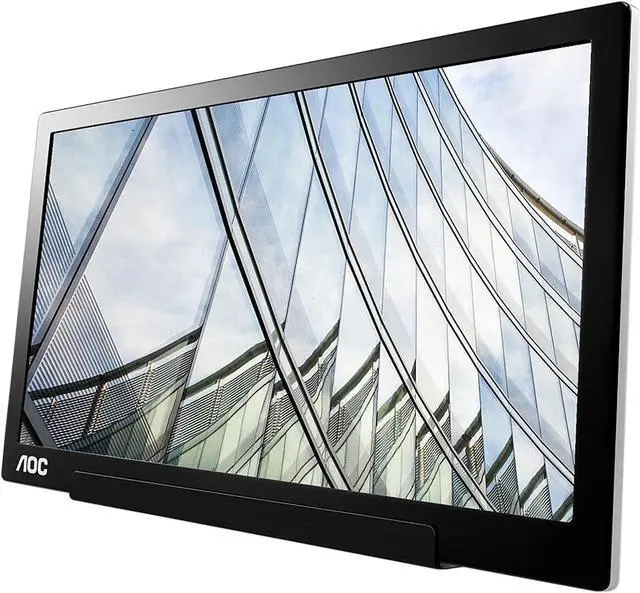 Alt view image 3 of 14 - AOC 15.6" I1601C 1920 x 1080 FHD IPS USB-C Tilt Pivot WLED Backlight Portable Monitor