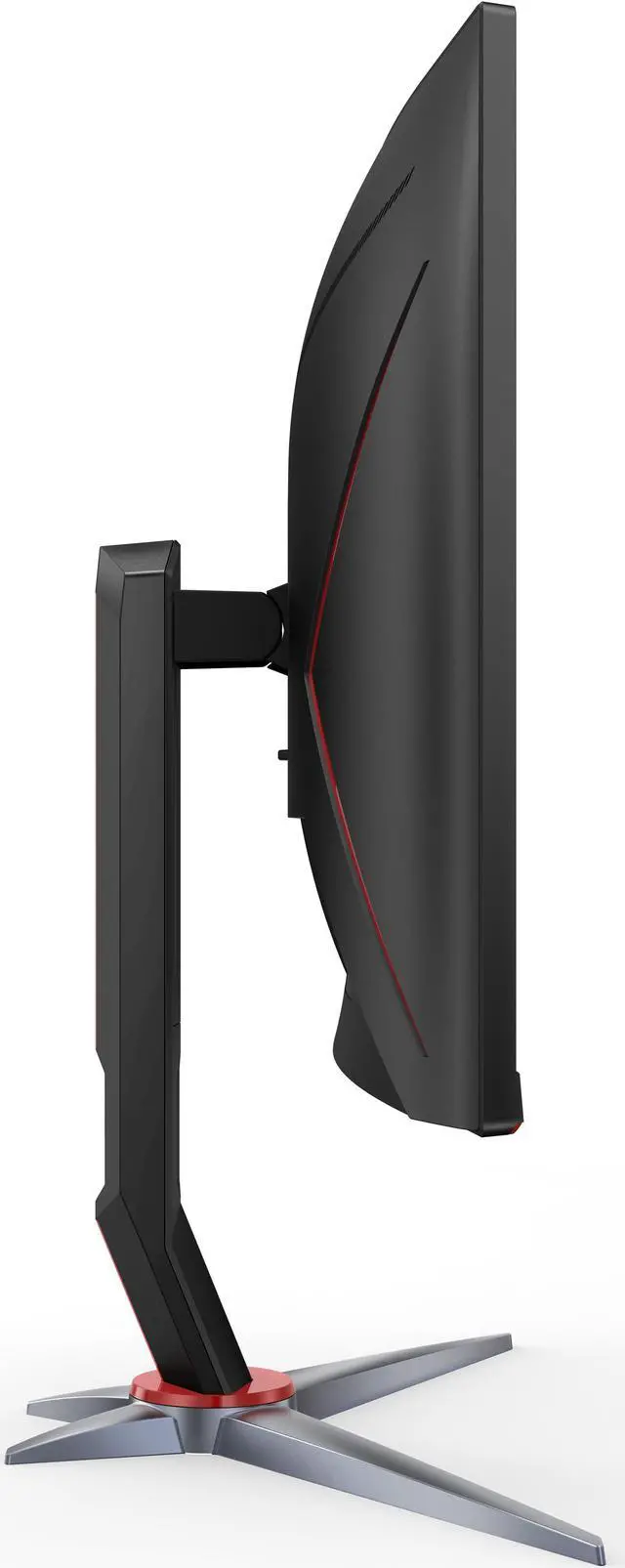 Alt view image 10 of 10 - AOC 32" Curved Frameless Gaming Monitor 2K QHD, 1500R Curved VA, 1ms, 165Hz, FreeSync, Height adjustable, 3-Year Zero Dead Pixel Guarantee (CQ32G2S)