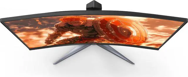 Alt view image 5 of 10 - AOC 32" Curved Frameless Gaming Monitor 2K QHD, 1500R Curved VA, 1ms, 165Hz, FreeSync, Height adjustable, 3-Year Zero Dead Pixel Guarantee (CQ32G2S)