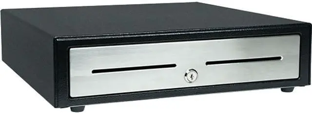 Main image of STAR MICRONICS MCD41716BK55 CASH DRAWER BLACK 17WX16D PRINTER DRIVEN 5BILL5COIN 2 MEDIA SLOTS CABLE INCLUDED