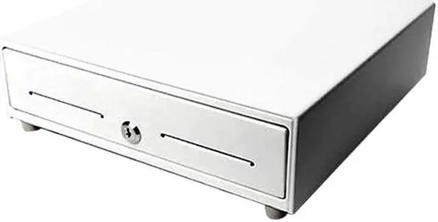 Main image of STAR MICRONICS MCD41413WTC35 CASH DRAWER WHITE 14WX13D PRINTER DRIVEN 3BILL5COIN FOR CANADA 2 MEDIA SLOTS CABLE INCLUDED