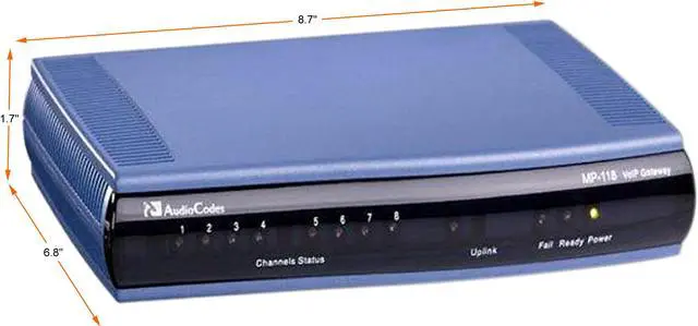 Alt view image 3 of 3 - MEDIAPACK 118 ANALOG VOIP GATEWAY