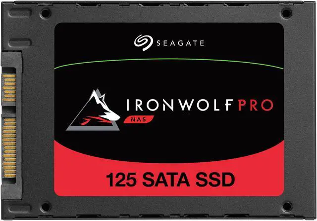 Alt view image 6 of 6 - Seagate IronWolf Pro 125 SSD 480GB NAS Internal Solid State Drive - 2.5 Inch SATA 6Gb/s Speeds up to 545 MB/s, 1 DWPD Endurance and 24x7 Performance for Creative Pro, and SMB (ZA480NX1A001)