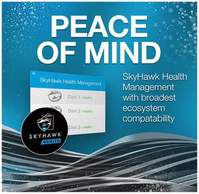Alt view image 7 of 9 - Seagate SkyHawk 4TB Surveillance Hard Drive 256MB Cache SATA 6.0Gb/s NVR DVR 3.5" Internal HDD ST4000VX013