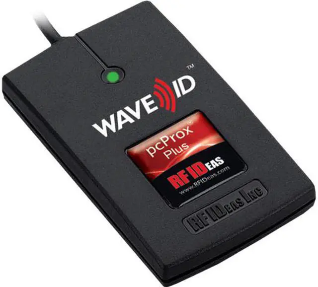 Main image of RF Ideas RDR-805W1AKU-RA WAVE ID Plus Keystroke V2 RA FactoryTalk Surface Mount Black USB Reader