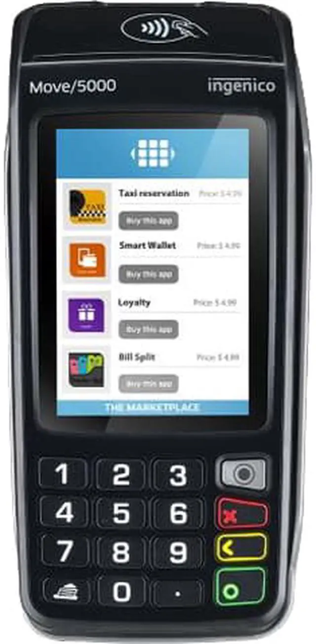 Main image of INGENICO BLUESTAR SBOM FOR MOVE 5000 BTWIFI PWB30910831R USB CHARGING CABLE CAPACITIVE SCREEN NO SOFTWARE OR KEY INCLUDED CHARGINGCOMM BASES MUST BE ORDERED SEPARATELY