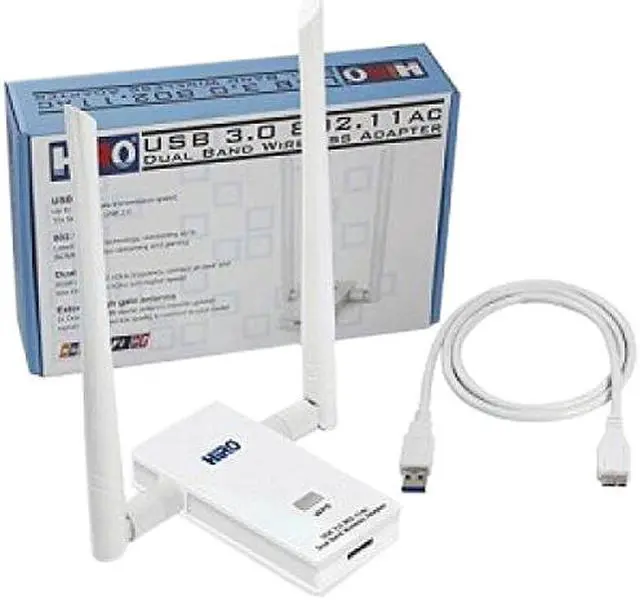 Main image of Hiro Network H50317 Wireless 80211n 300Mbps 24GHz WiFi Adapter