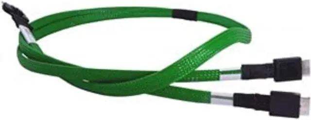 Main image of LSI Logic CB 056000100 1m x8 SFF8654 to 2x4 SFF8612 Oculink Poly Bag