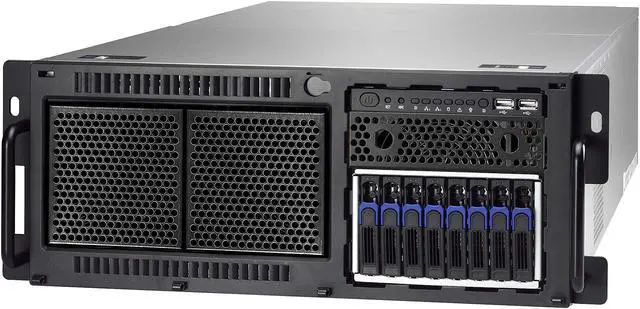 Alt view image 3 of 8 - Tyan System B7100F48BV10HR-N 4U RM Dual Socket Xeon 10x2.5 inch Hot-Swap HDD/SSD Brown Box