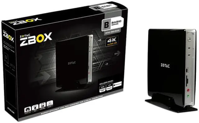 Alt view image 9 of 9 - Zotac System ZBOX-BI325-U-W2B N3160 DDR3L 4G 32G M.2 SSD DVI-D HDMI VGA W10