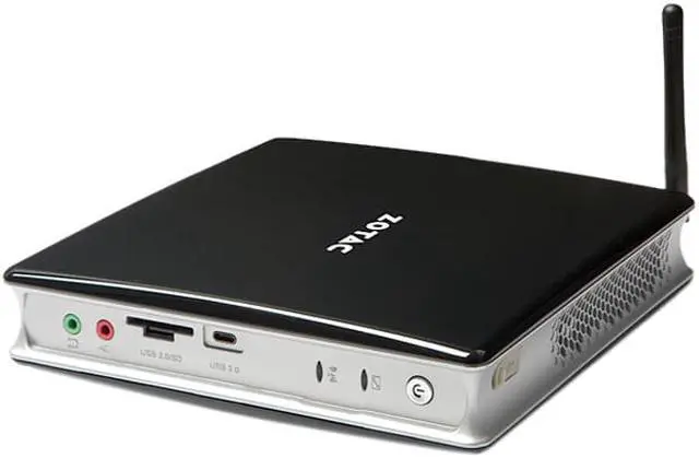 Alt view image 5 of 9 - Zotac System ZBOX-BI325-U-W2B N3160 DDR3L 4G 32G M.2 SSD DVI-D HDMI VGA W10