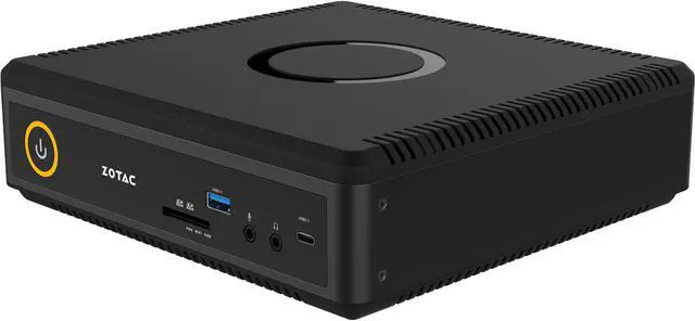 Alt view image 2 of 10 - Zotac System ZBOX-EN1070K-U-W2B Intel Core i5-7500T (quad-core 2.7 GHz up to 3.3 GHz) 8GB DDR4 (up to 32GB) GeForce GTX 1070 8GB GDDR5 256-bit 2 x HDMI 2.0 2 x DisplayPort 1.3