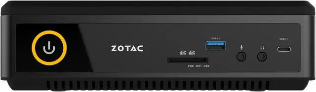 Alt view image 4 of 10 - Zotac System ZBOX-EN1070K-U-W2B Intel Core i5-7500T (quad-core 2.7 GHz up to 3.3 GHz) 8GB DDR4 (up to 32GB) GeForce GTX 1070 8GB GDDR5 256-bit 2 x HDMI 2.0 2 x DisplayPort 1.3