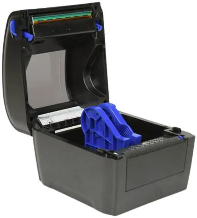 Alt view image 4 of 4 - Printronix T420-110 Direct thermal Desktop Printer, 203 dpi, 4" Print width, Ethernet, USB Client, USB Host, Serial.