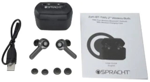 Alt view image 3 of 4 - Spracht Earset - True Wireless - Bluetooth - Earbud - In-ear - Noise Cancelling Microphone