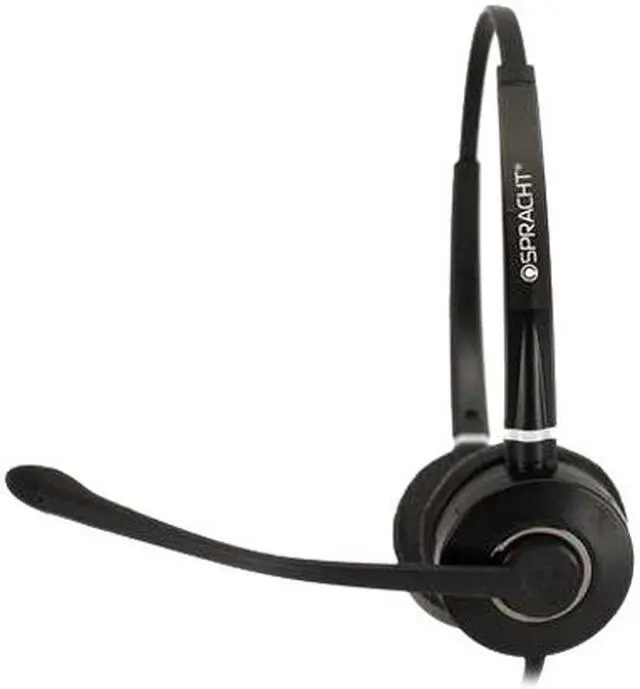 Alt view image 3 of 3 - Spracht Wired Noise Canceling Stereo On Ear Computer Headset Black (HS-WD-USB-2) HSWDUSB2