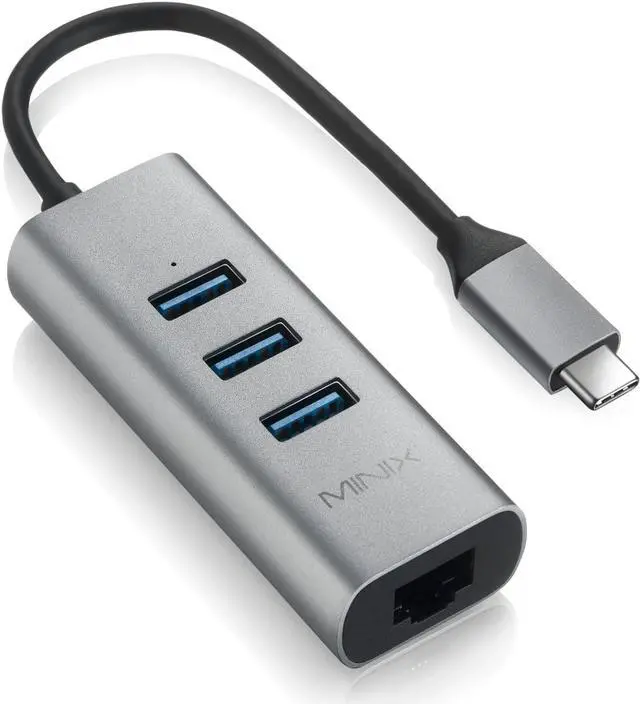 Alt view image 3 of 4 - OEM Production Accessory NEO C-UEGR USB-C 3xUSB 3.0 LAN 4 Ports Gray