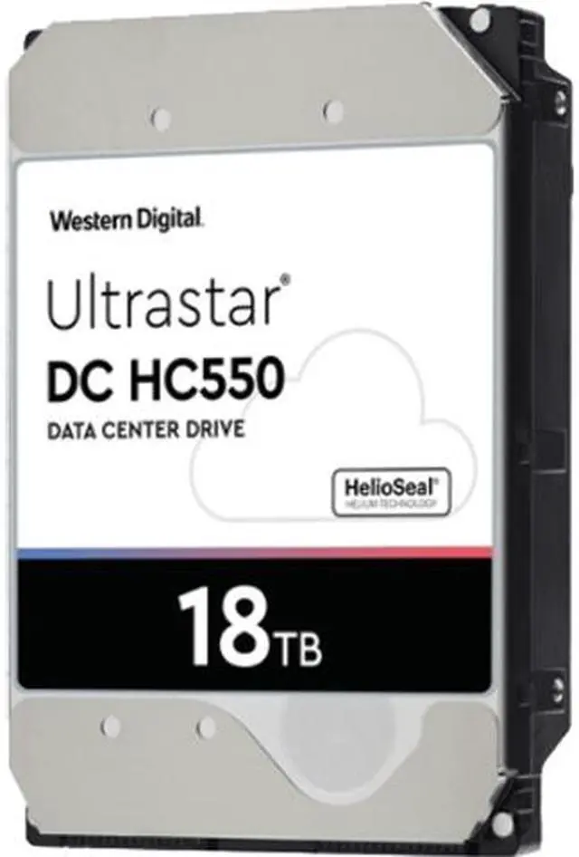 Main image of HGST DC HC550 18TB 512MB 7200RPM SAS 12GB/s ULTRA 512E TCG P3 3.5 Internal Hard Drive (0F38352)