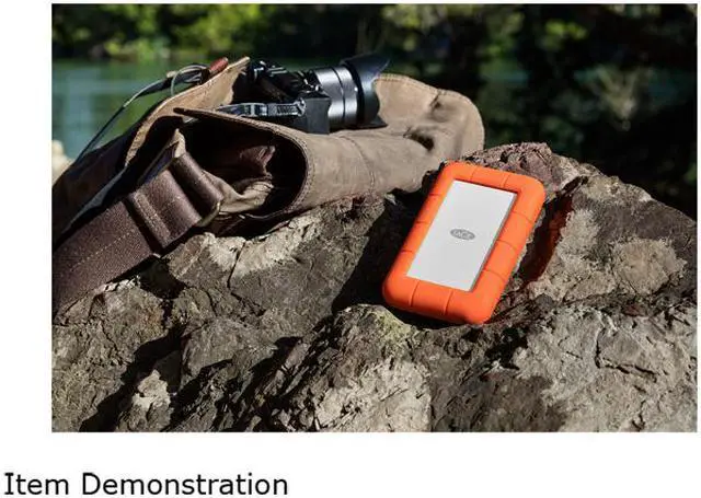 Alt view image 11 of 14 - LaCie Rugged Secure USB-C 2TB All-Terrain Encrypted Portable Hard Drive Model STFR2000403
