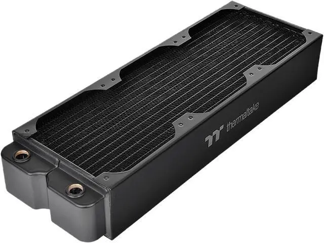Alt view image 2 of 7 - Thermaltake CL420, 64mm Thick 420mm Long, High-Density Fins, Triple-Row, Copper Radiator CL-W193-CU00BL-A