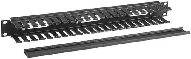 Alt view image 3 of 3 - 1U 19 HORIZONTAL CABLE MANAGER