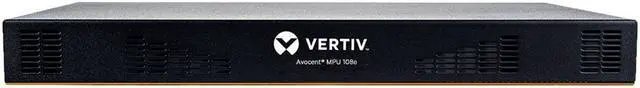 Alt view image 2 of 3 - Vertiv Avocent MPU KVM Switch - 8 port - 1 Digital Path - Dual AC Power - TAA MPU108EDAC-400