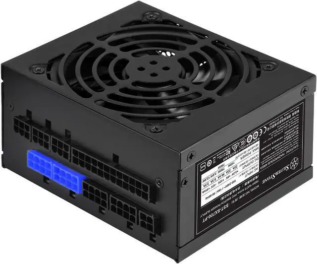 Alt view image 6 of 17 - 700W, SFX form factor, single +12V rails with 58.4A output, Silent 92mmFan with 18dBA, efficiency 80Plus Platinum certification, fully modular cable, 4x 6+2pin PCI-E, dual EPS 8pin