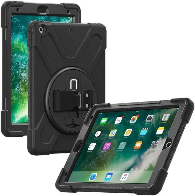 Main image of CODi Rugged Case for iPad 9.7” (5th & 6th Generation) with Kickstand and Hand/Shoulder Strap