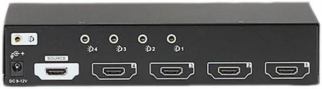 Alt view image 2 of 2 - BLACK BOX AVSP-HDMI1X4 1 X 4 HDMI SPLITTER WITH AUDIO