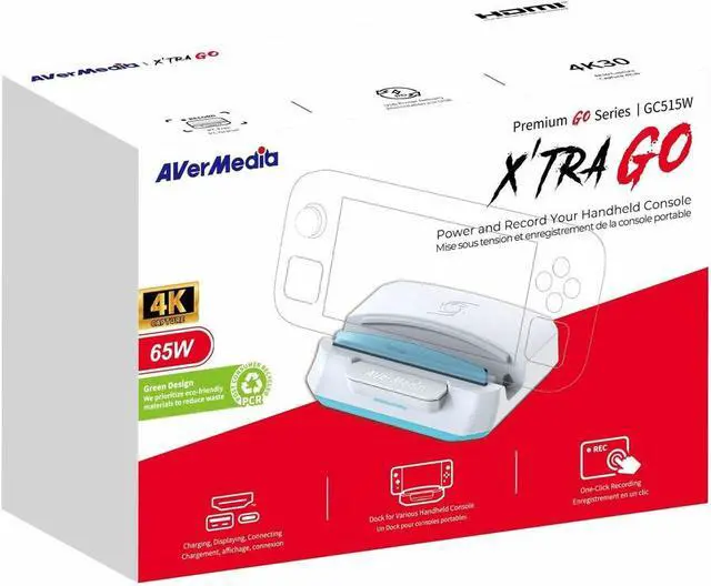 Alt view image 3 of 8 - AVerMedia X'TRA GO White GC515