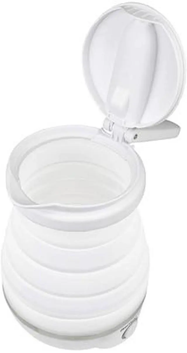 Alt view image 4 of 6 - Brentwood Appliances KT-1508W .85-Quart Dual-Voltage Collapsible Travel Kettle (White)