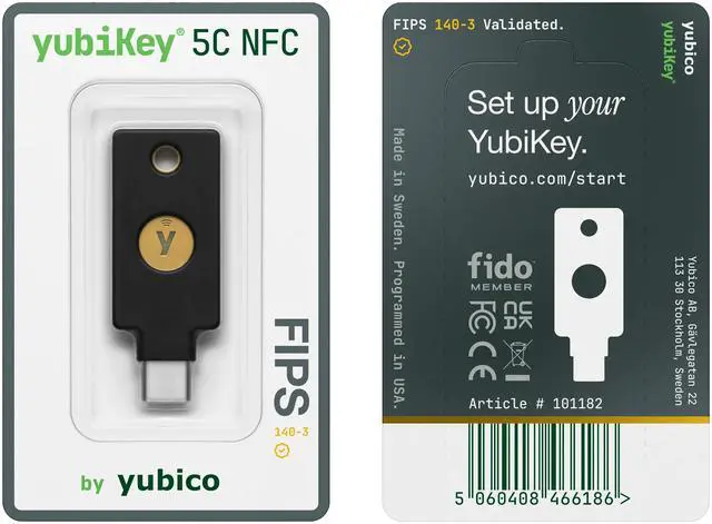 Alt view image 6 of 7 - Yubico YubiKey 5C NFC FIPS (140-3) Multi-Factor Authentication (MFA)