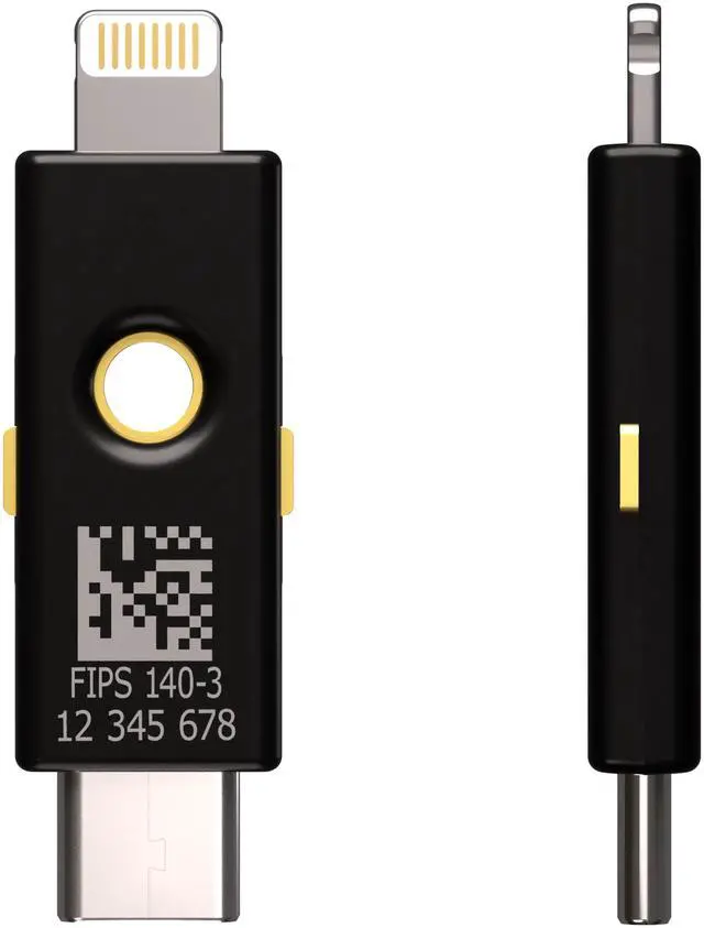 Alt view image 3 of 7 - Yubico YubiKey 5Ci FIPS (140-3) Multi-Factor Authentication (MFA)