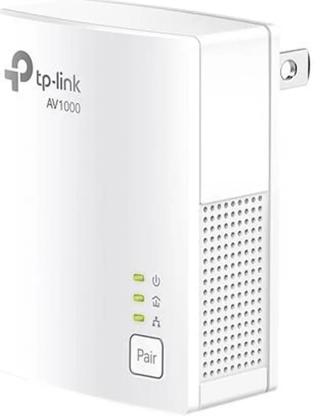 Alt view image 2 of 8 - TP-Link (TL-PA7017 KIT) AV1000 Gigabit Powerline Starter Kit - Bridge - GigE, HomePlug AV (HPAV), HomePlug AV (HPAV) 2.0 - Wall-Pluggable (Pack of 2)